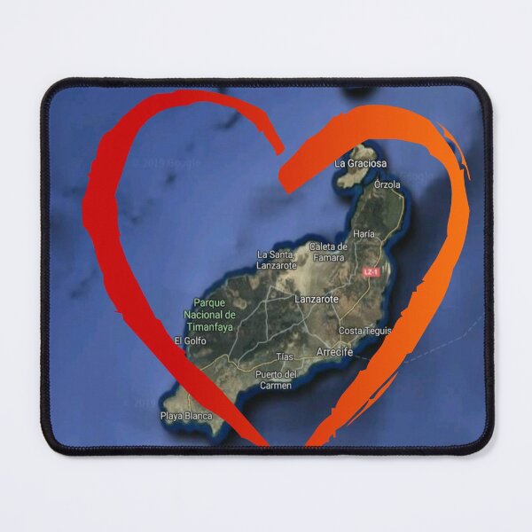 Item preview, Lanzarote Map designed and sold by iCimages.net.