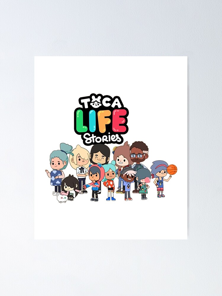 toca boca and gacha life Metal Print for Sale by kader011