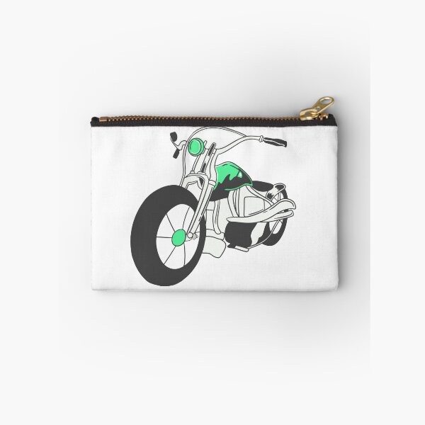 Item preview, Drawing - Harley - Motorcycle Green designed and sold by artorno.