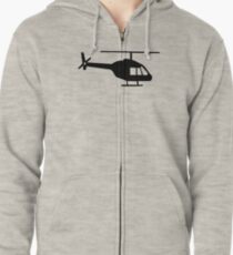 Helicopter Zipped Hoodie