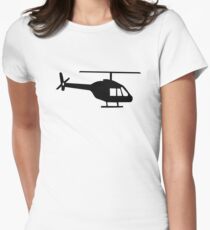 Helicopter Women's Fitted T-Shirt