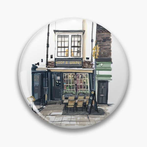 Item preview, Traditional English Pub illustration, London England designed and sold by FortandCastle.