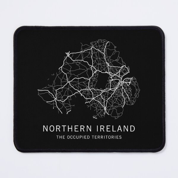Item preview, Northern Ireland Road Map designed and sold by clarkstpress.