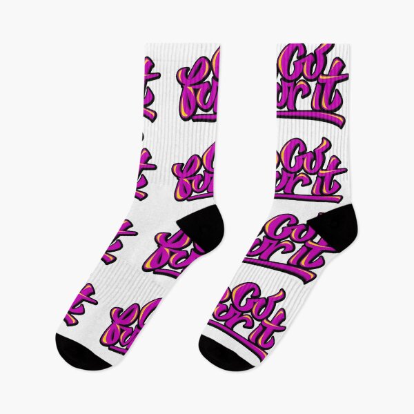 Item preview, Pink Go for it Typography  designed and sold by BeeMeCreative.