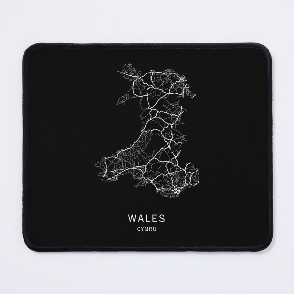Item preview, Wales Road Map designed and sold by clarkstpress.