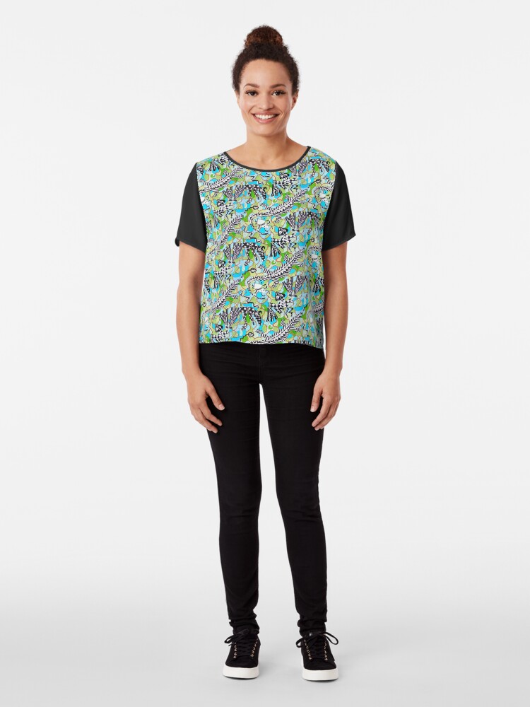 Alternate view of Slither Chiffon Top