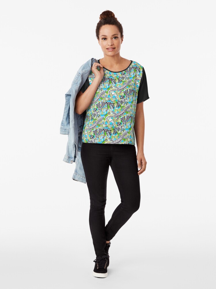 Alternate view of Slither Chiffon Top