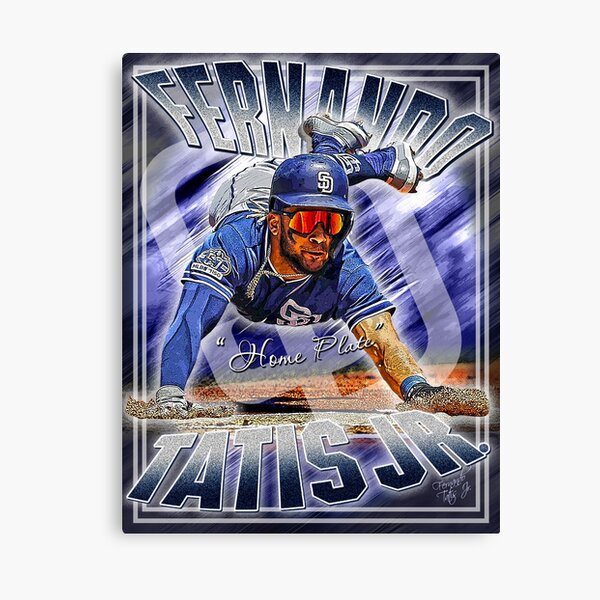Fernando Tatís Jr Baseball shortstop Neon Effect - Best Online Canvas  Printing