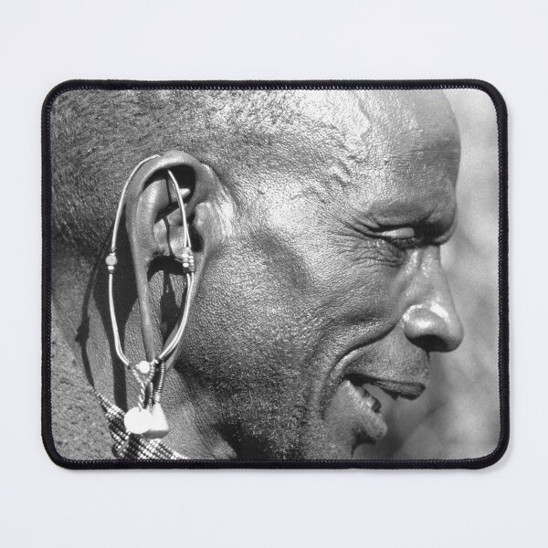 Item preview, Maasai Warrior Man Portrait Earring Focus designed and sold by JerryFrank.