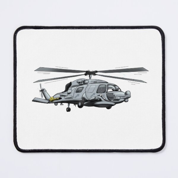 Item preview, SH-60 Seahawk Military Helicopter Cartoon Illustration designed and sold by hobrath.