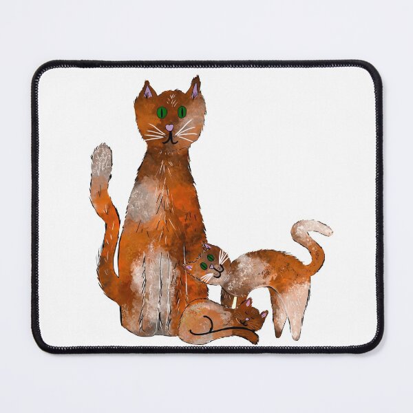 Item preview, Cute cat family design 2 designed and sold by Treasuredreams.