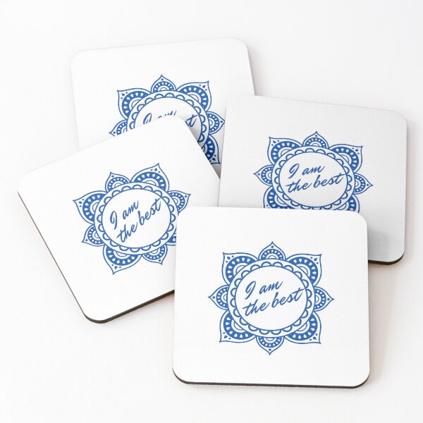 Item preview, I am the best Blue mandala designed and sold by MYSYNERGY.