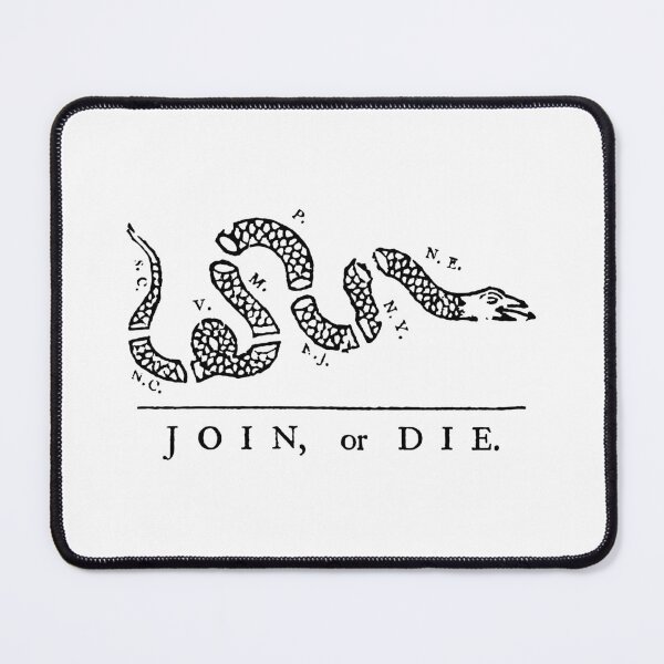 Item preview, Vintage 1754 Join or Die Snake designed and sold by hobrath.