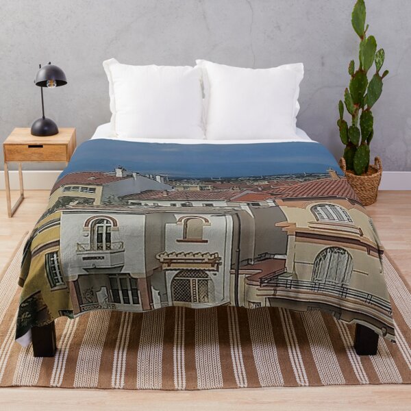 Item preview, French Houses Balcony View designed and sold by rkaidesigns.