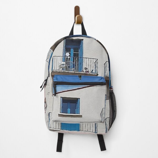 Item preview, French colourful houses designed and sold by rkaidesigns.