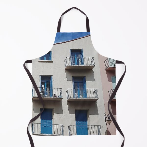 Item preview, French colourful houses designed and sold by rkaidesigns.