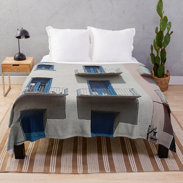 Item preview, French colourful houses designed and sold by rkaidesigns.
