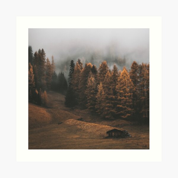 Autumn Serene Scenary Art Print