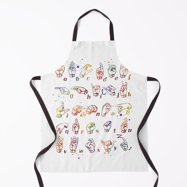 Item preview, ASL Sign Language Watercolor designed and sold by LotusGifts.