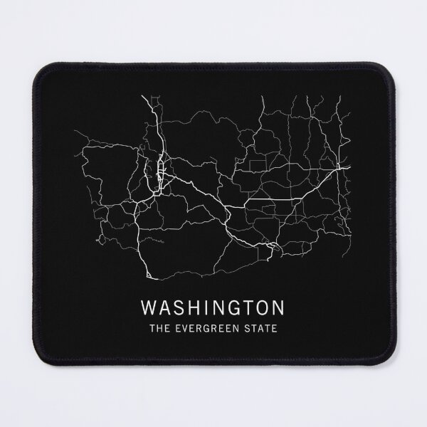 Item preview, Washington State Road Map designed and sold by clarkstpress.