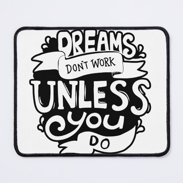 Item preview, Dreams don't work unless you do designed and sold by BeeMeCreative.