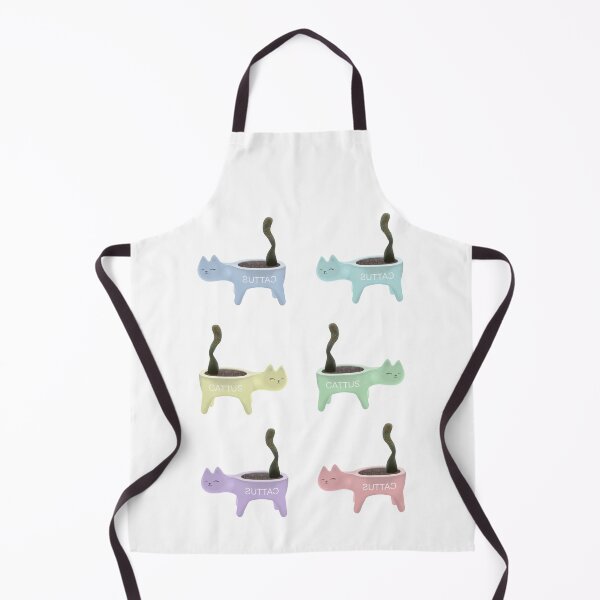 Item preview, Cattus Pattern Pastel Cats - Cactus Aesthetic designed and sold by ViewerEqualsPhoton.