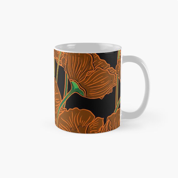 Item preview, burnt orange autumn pattern designed and sold by dionysusgk555.