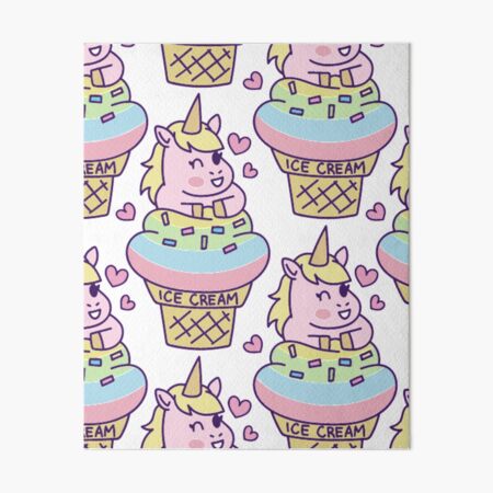 Licorne Art Board Prints Redbubble