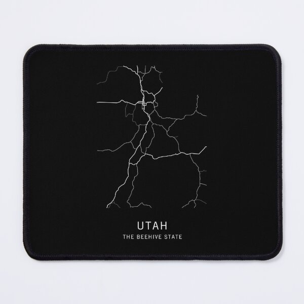 Item preview, Utah State Road Map designed and sold by clarkstpress.