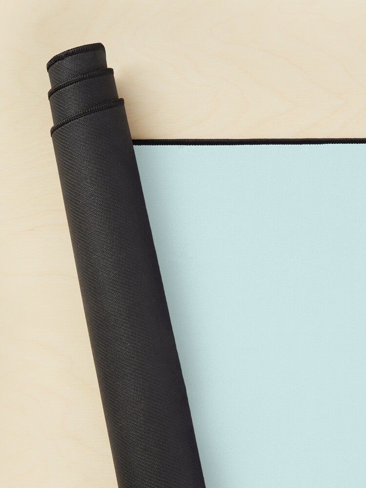 Alternate view of Cute Sea Otter on Teal Solid. Minimalist. Coastal. Adorable. Mouse Pad