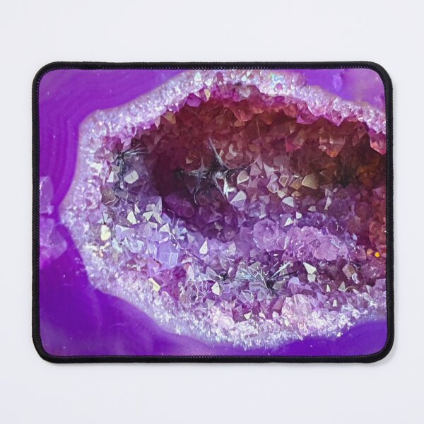 Item preview, Purple druzy agate geode. Natural stone photography designed and sold by empowercrystals.