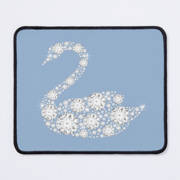Item preview, Diamond Swan on Powder Blue designed and sold by WisdomInspired.