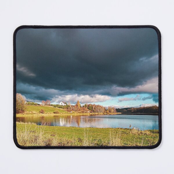 Item preview, Storm Clouds Over The Lake designed and sold by EvelinePatterns.