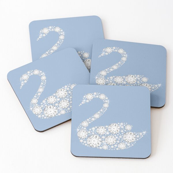 Item preview, Diamond Swan on Powder Blue designed and sold by WisdomInspired.
