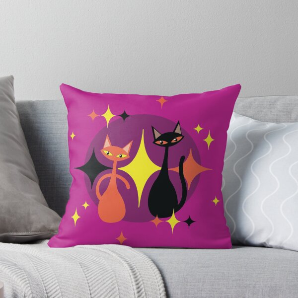Item preview, Mid Mod Halloween Cats designed and sold by 7SistersGraphX.