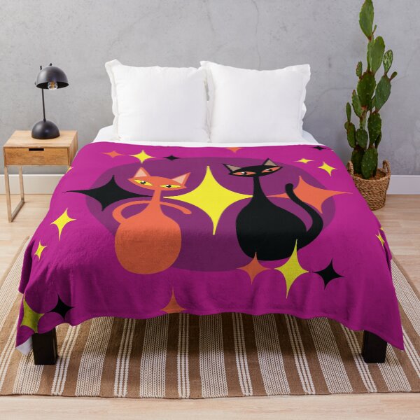 Item preview, Mid Mod Halloween Cats designed and sold by 7SistersGraphX.