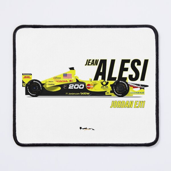 Item preview, Jordan EJ11 - Jean Alesi _ large text_black designed and sold by JageOwen.