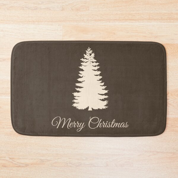Item preview, Brown Merry Christmas Tree Holiday designed and sold by livianasgifts.