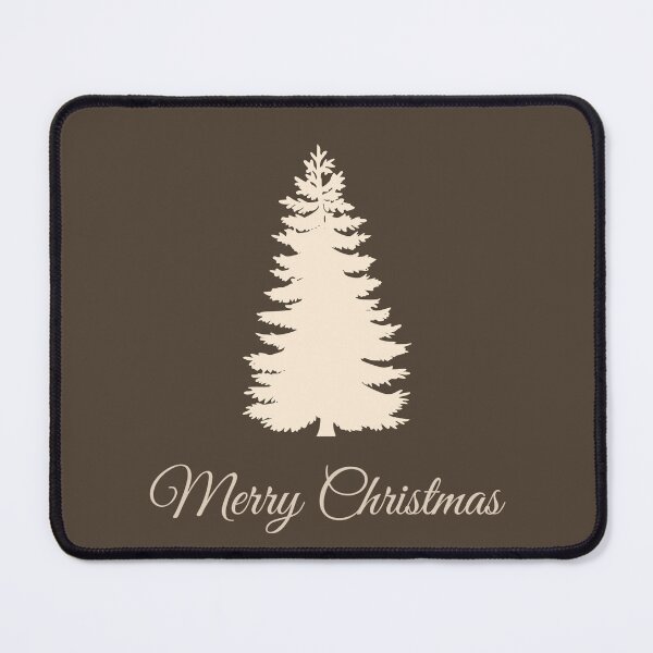 Item preview, Brown Merry Christmas Tree Holiday designed and sold by livianasgifts.