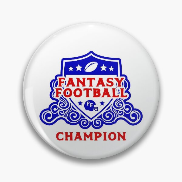 Item preview, Fantasy Football Champion Emblem designed and sold by FanSportsSpot.