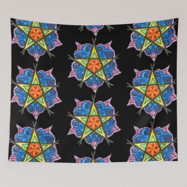 Item preview, Pentagram Mandala designed and sold by Mary Furgiuele.