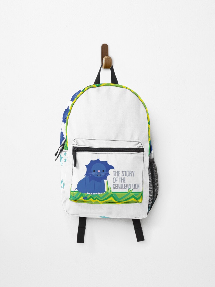 Thumbnail 1 of 3, Backpack, The Story of The Cerulean Lion designed and sold by artbylo.