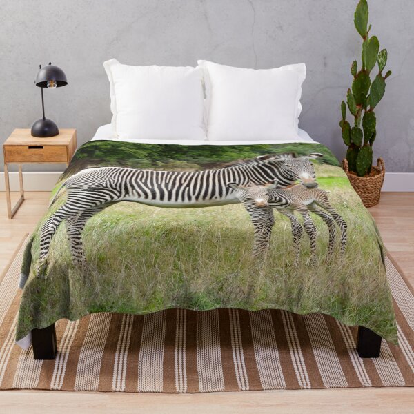 Item preview, A Beautiful Grevy Zebra With Her Adorable Foal designed and sold by Karen Thomson.