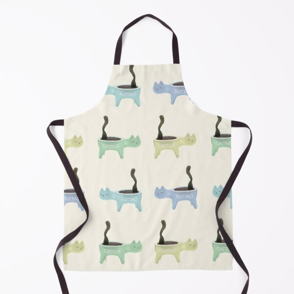 Item preview, Cattus Pattern Pastel Cats - Cactus Aesthetic designed and sold by ViewerEqualsPhoton.