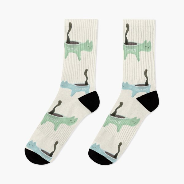Item preview, Cattus Pattern Pastel Cats - Cactus Aesthetic designed and sold by ViewerEqualsPhoton.
