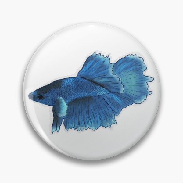 Item preview, Blue Betta Fish designed and sold by Bonjustdood.