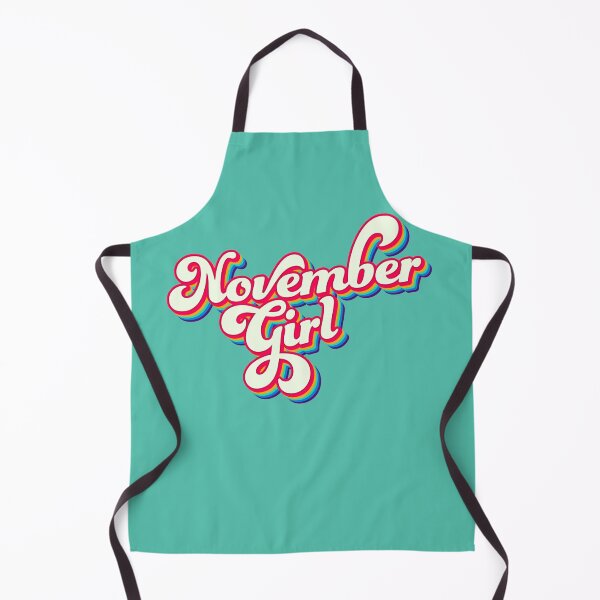 Item preview, November Girl - Groovy Retro birthday text designed and sold by PaperPaper.