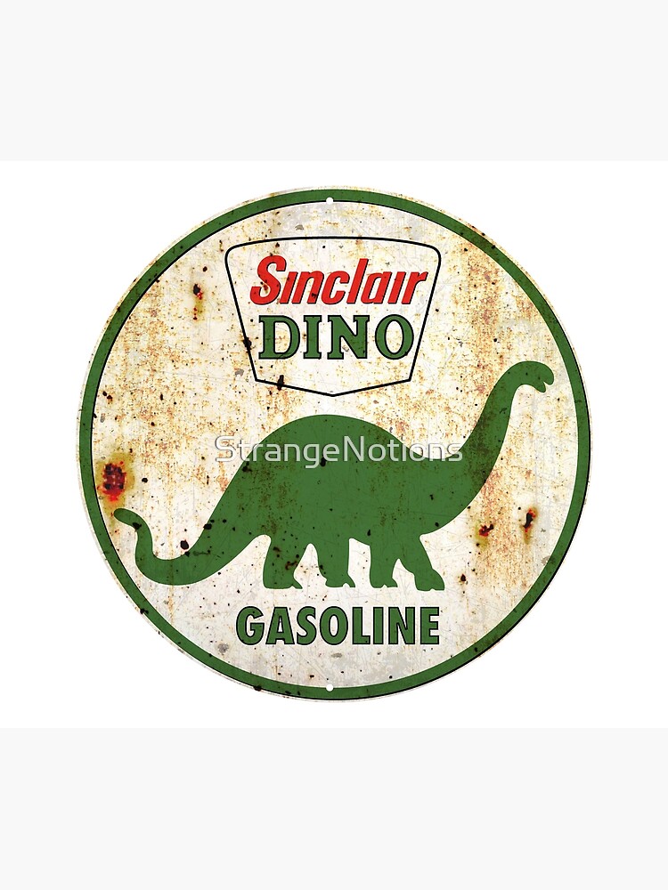 Vintage Sinclair DINO Gasoline Service Station Sign by StrangeNotions