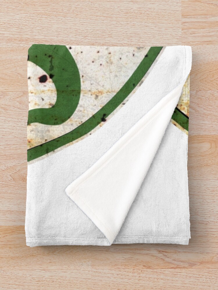 Alternate view of Vintage Sinclair DINO Gasoline Service Station Sign Throw Blanket