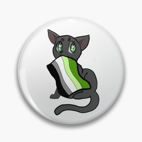 Item preview, Aromantic black cat pride designed and sold by Dollymeds.